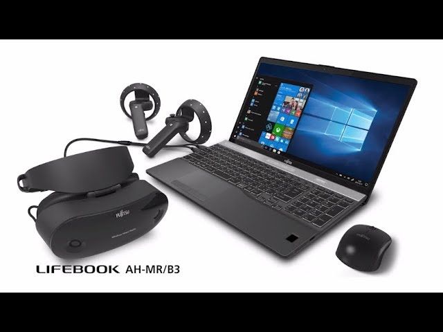 最新の富士通製Windows Mixed Reality Headset + Motion Controllersが