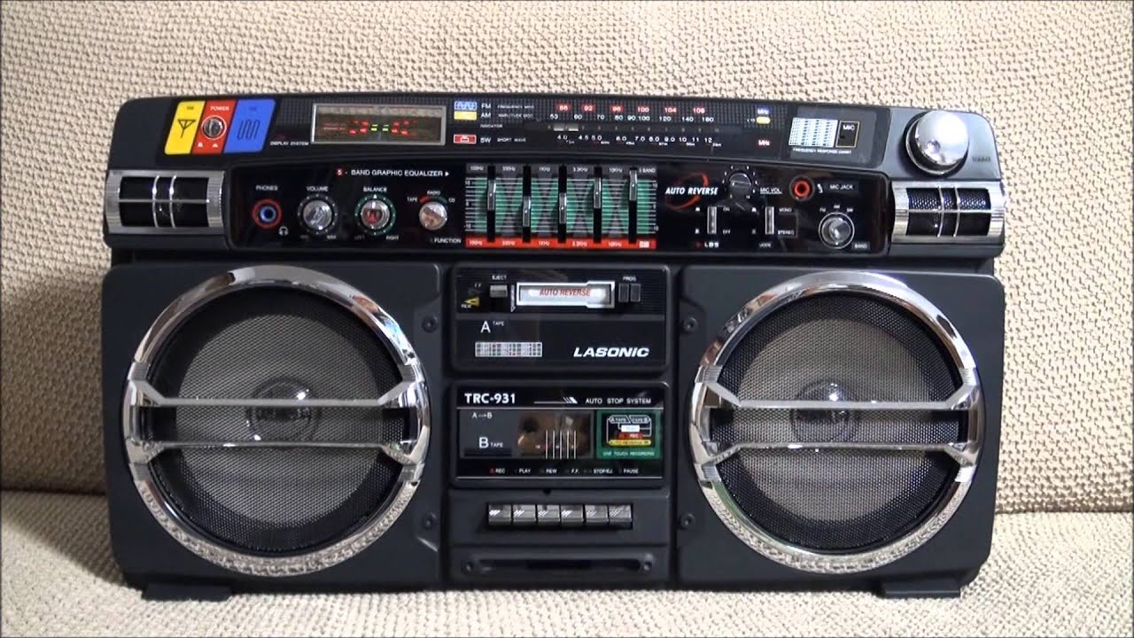 LASONIC ラジカセ TRC-931mkⅢ Ghettoblaster - YouTube