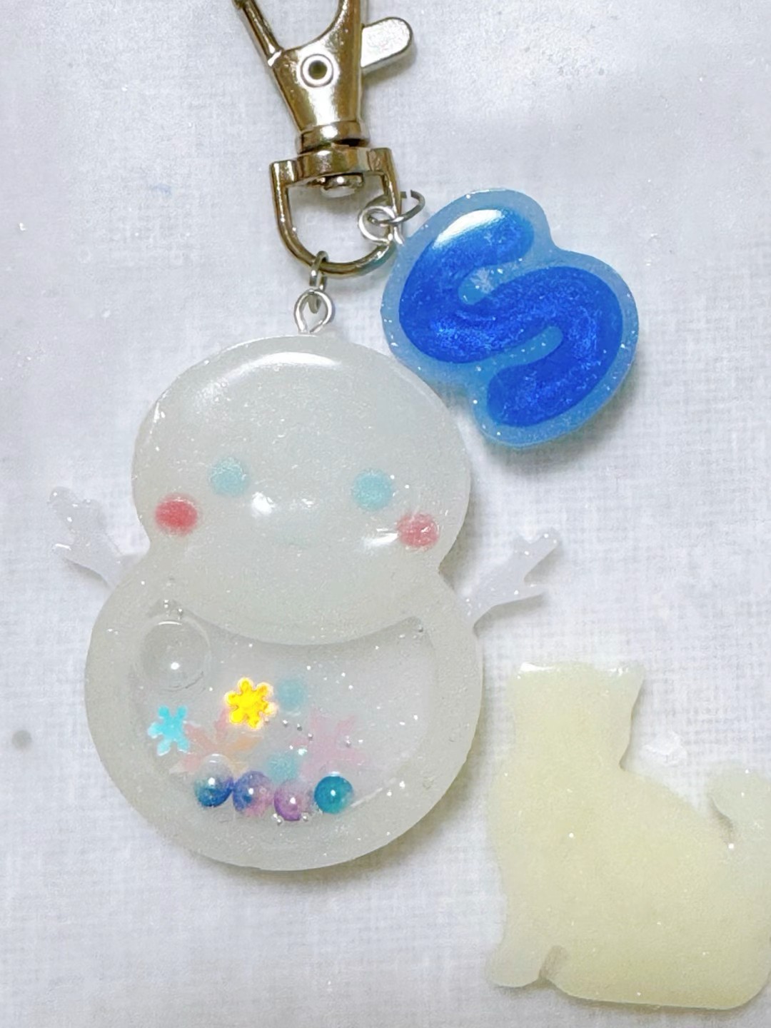 リクエスト】雪だるまシェイカー #オタ活 #handmade #diy#レジン #2液
