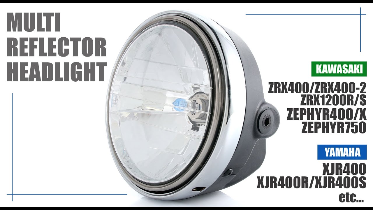 マルチ リフレクター ヘッドライト 純正タイプ H4バルブ付き ヘッド
