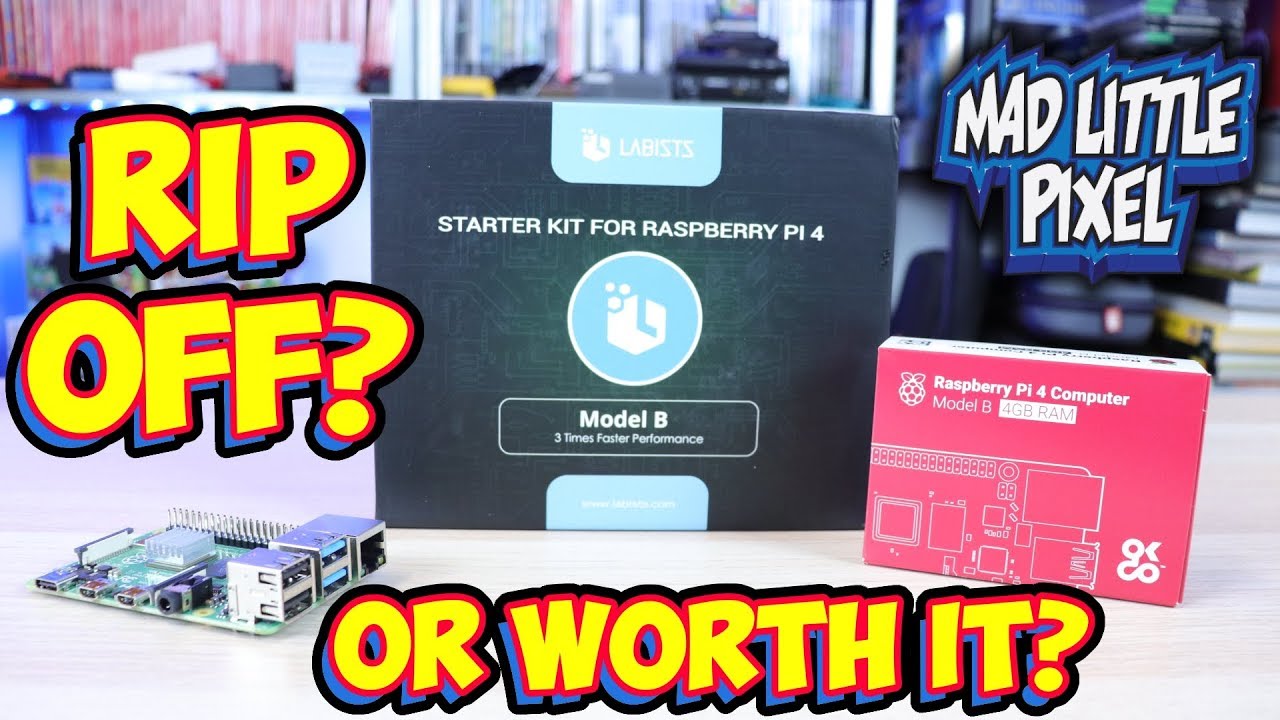 Labists Raspberry Pi 4 4GB Starter Kit - Is It A Ripoff? - YouTube