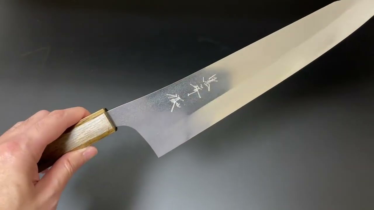 黒﨑優 Yu Kurosaki 月光 牛刀包丁270mm VG XEOS鋼 樫八角柄 – ナイフ