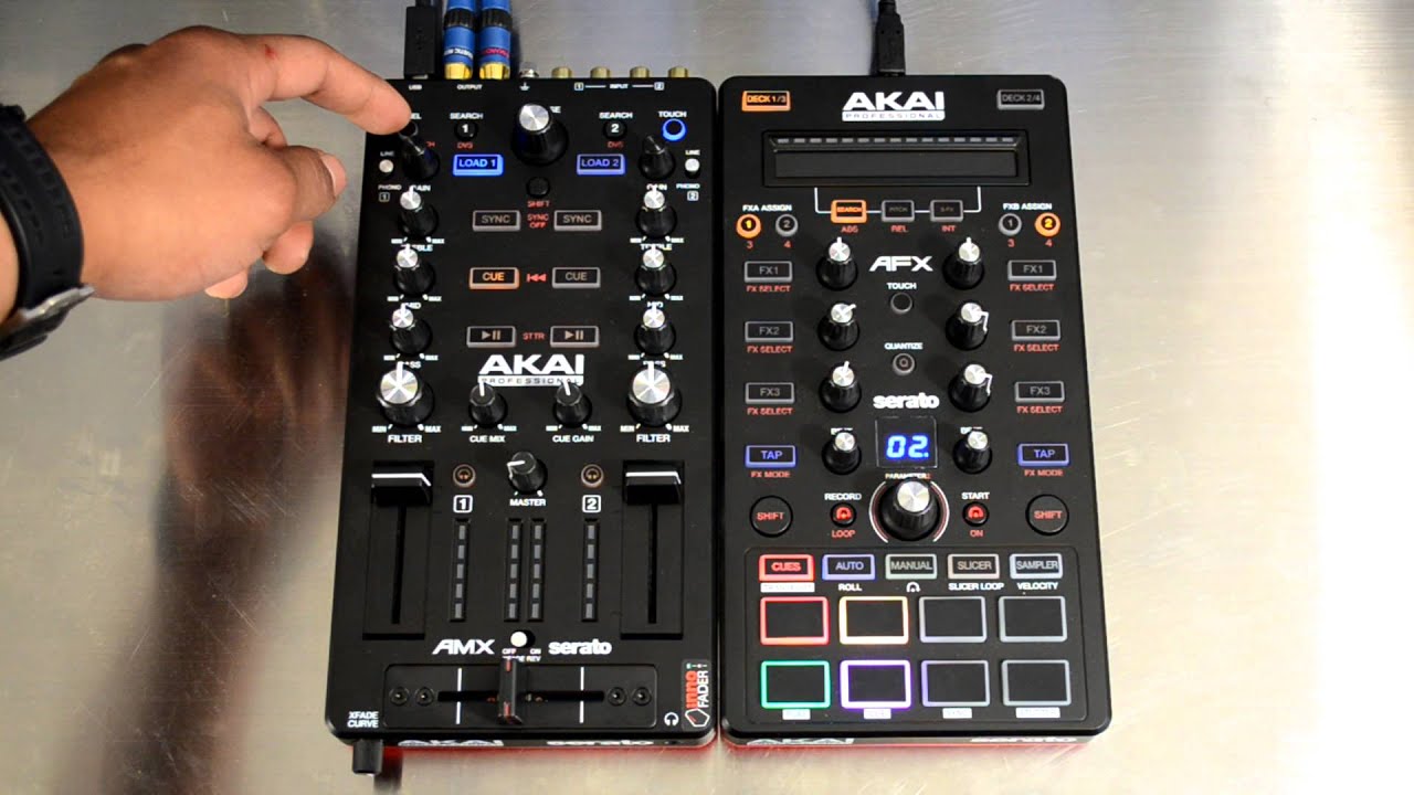 Akai AMX & Akai AFX Serato DJ Controller Review Video - YouTube