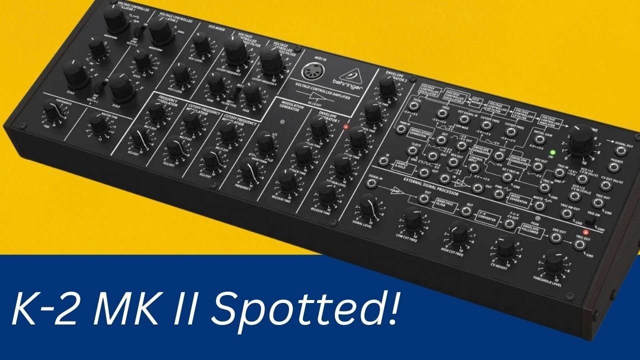Behringer K2 MKII Spotted [Update to Popular Korg MS-20 Clone