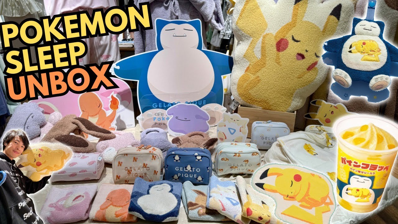 UNBOXING Pokemon Sleep X Glato Pique Series 2 ジェラートピケ x