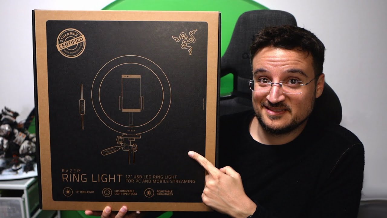 新品未使用Razer Ring Light 12インチ LEDリング三脚スタンド Amazon