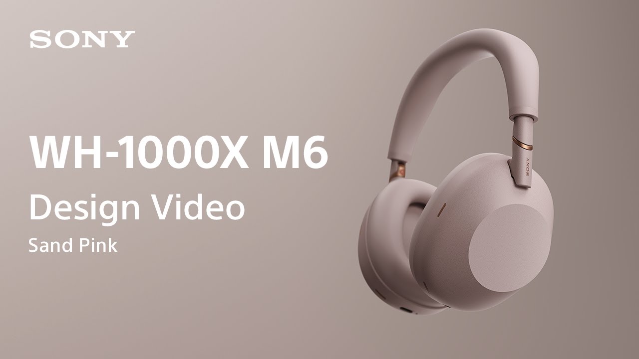 ソニーフラグシップヘッドホン「WH-1000XM6」の新色「Sand Pink