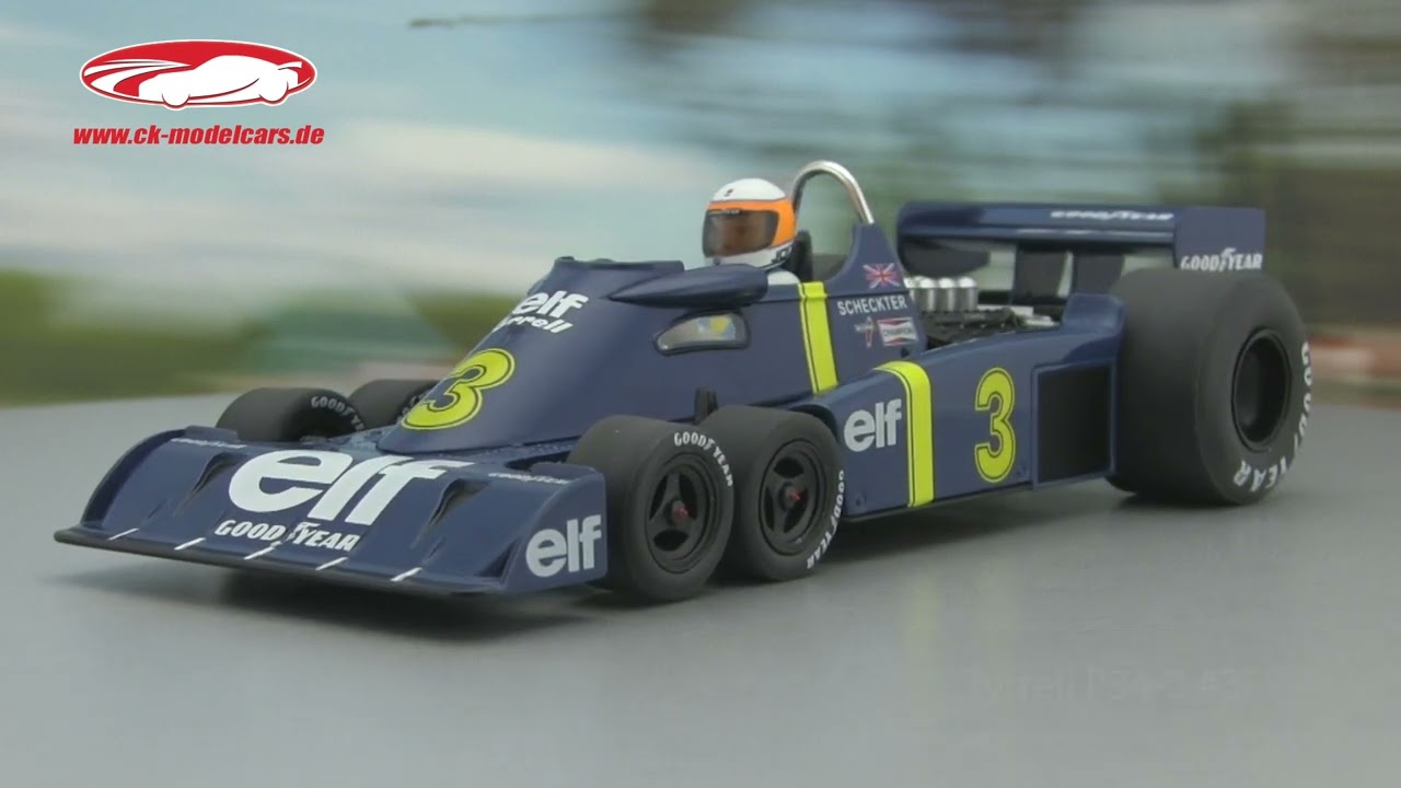 ModelCarGroup 1:18 Jody Scheckter Tyrrell P34-2 #3 Winner Sweden