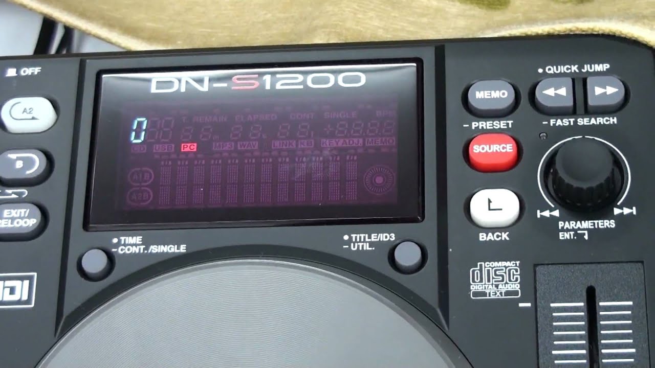 DENON DJのDN-S1200でtraktorを動かす。4/5 - YouTube