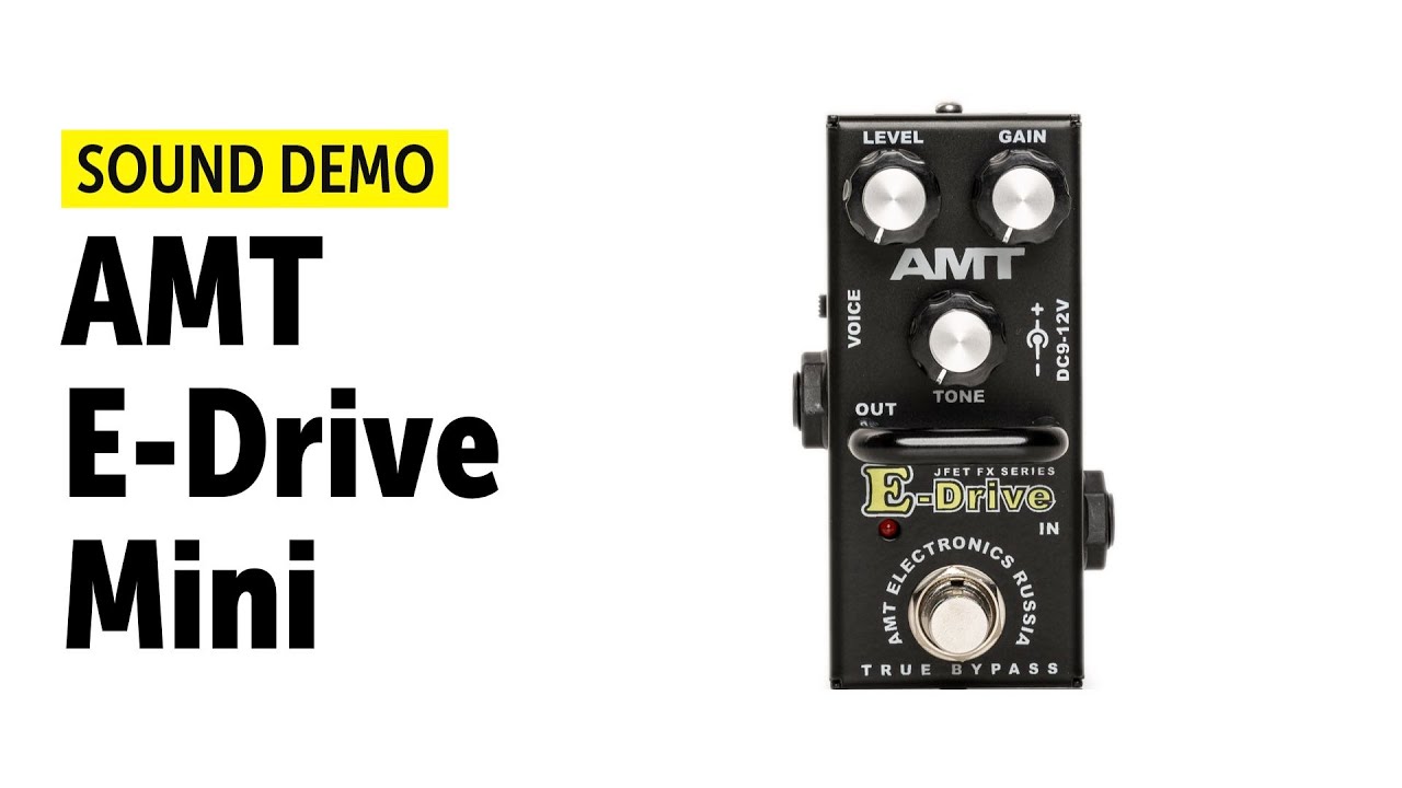 AMT E Drive Mini - Sound Demo (no talking) - YouTube