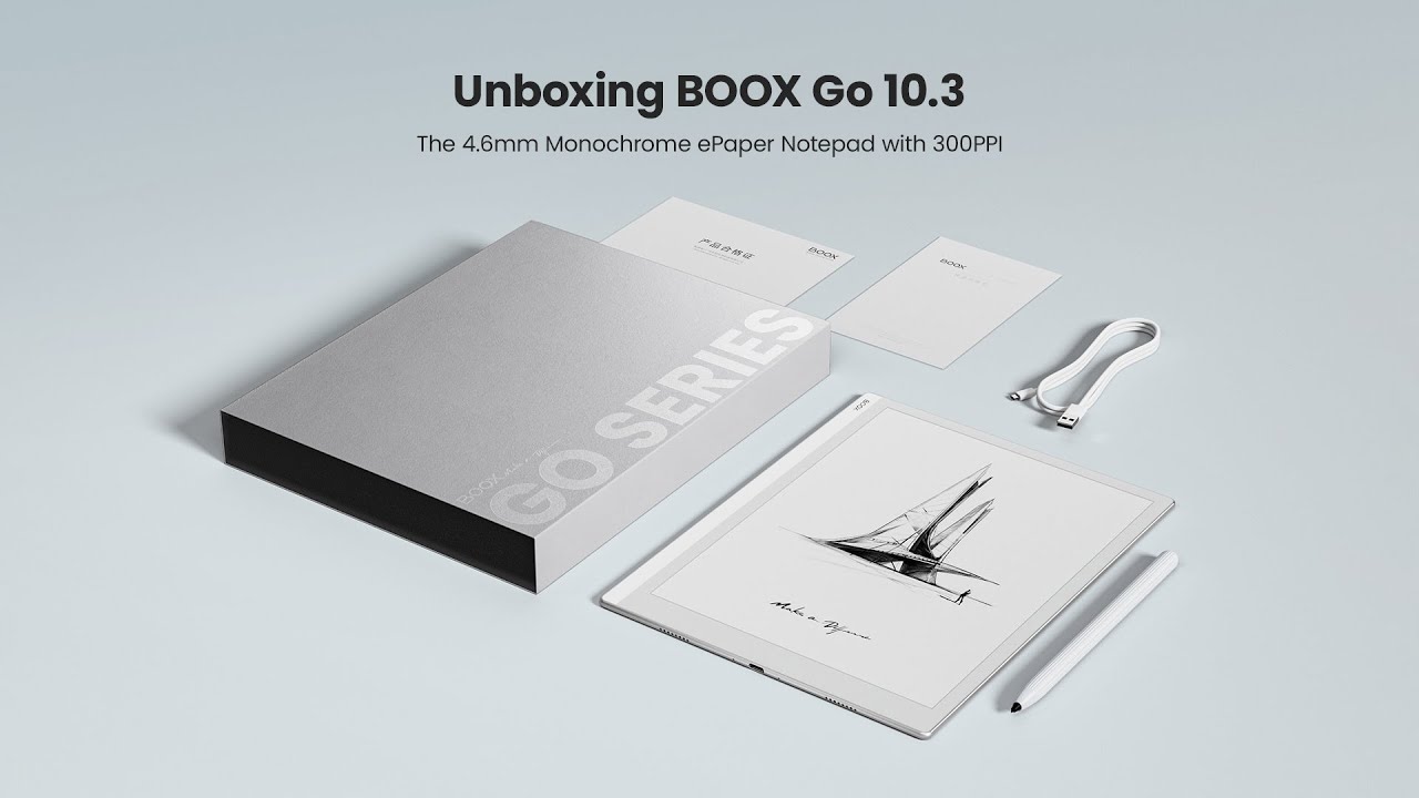BOOX Go 10.3 Official Unboxing - YouTube