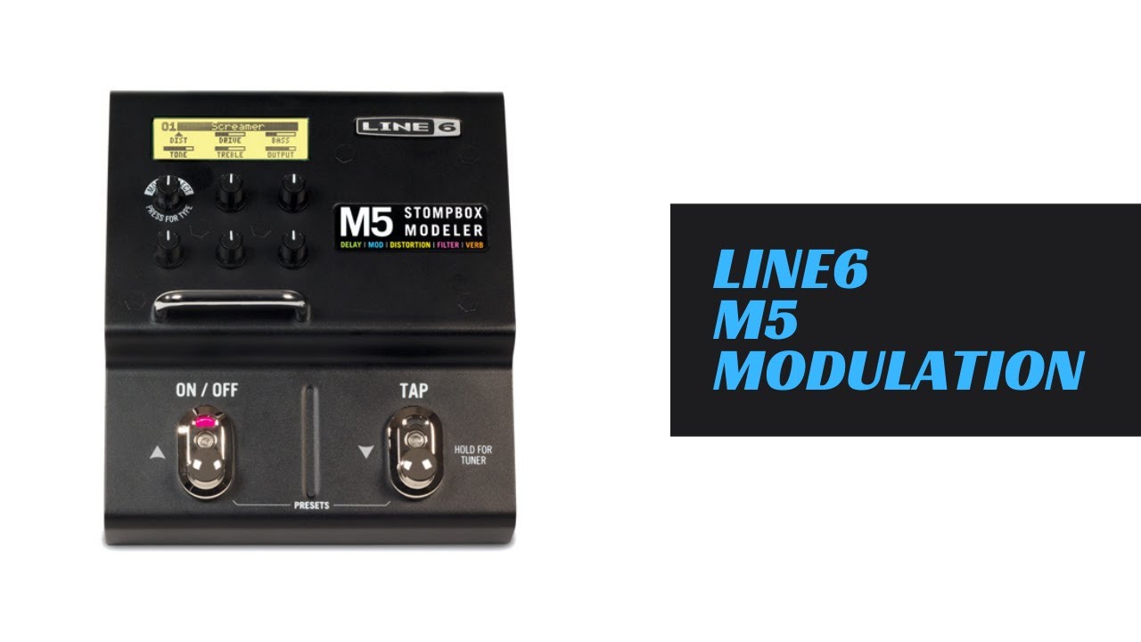 Line-6 M5 Stompbox Modeler (Modulation) | 🎧 Complete Demo Test