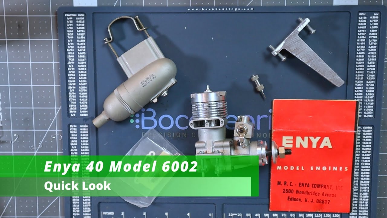 Enya 40 Model 6002 A Quick Look - YouTube