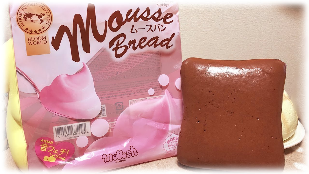 squishy】BLOOM新作スクイーズ 紹介 ムースパン (No talking) - YouTube