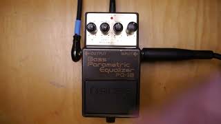 Boss PQ-4 Parametric Equalizer - Pedal on ModularGrid