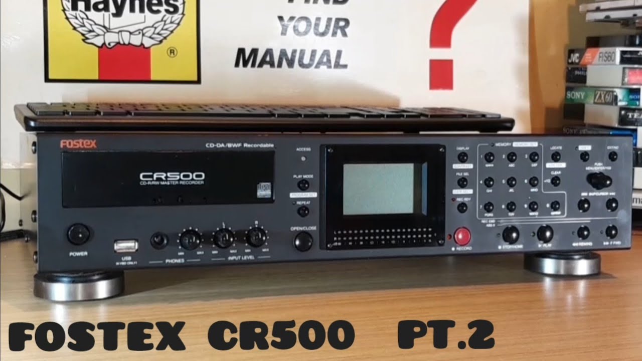 FOSTEX CR500 CD-R / CD/RW PART 2 - YouTube