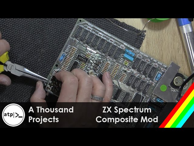 11 - Zx Spectrum Composite Video Mod - YouTube
