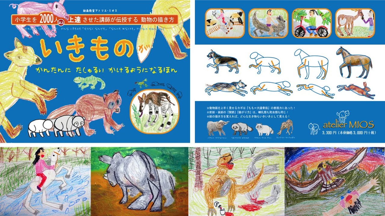 アトリエミオス 教材 アトリエミオス 小学校受験絵画5冊セット