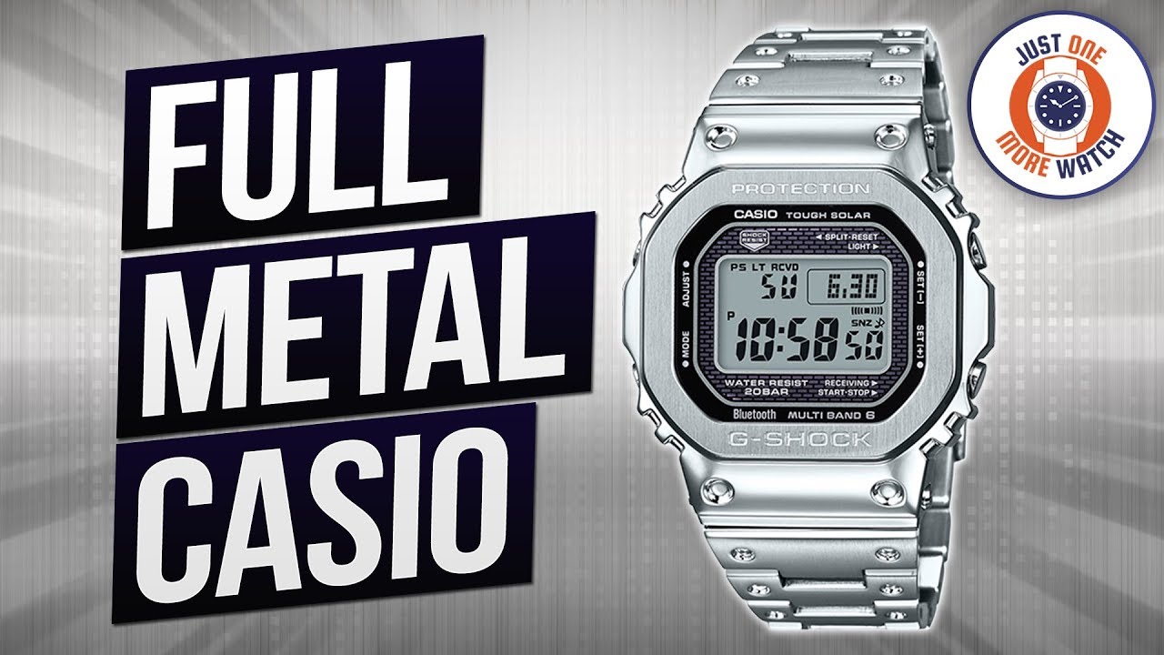 Full Metal Casio. G-Shock B5000D-1ER - YouTube