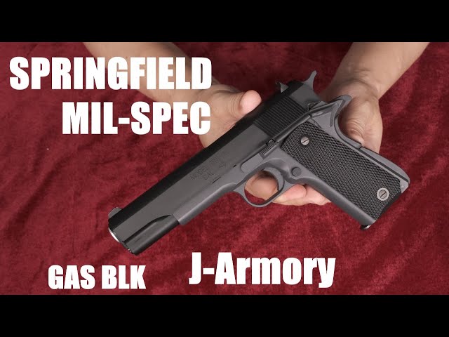 絶版・SPRINGFIELD MIL-SPEC マグナBLK / J-Armory - YouTube