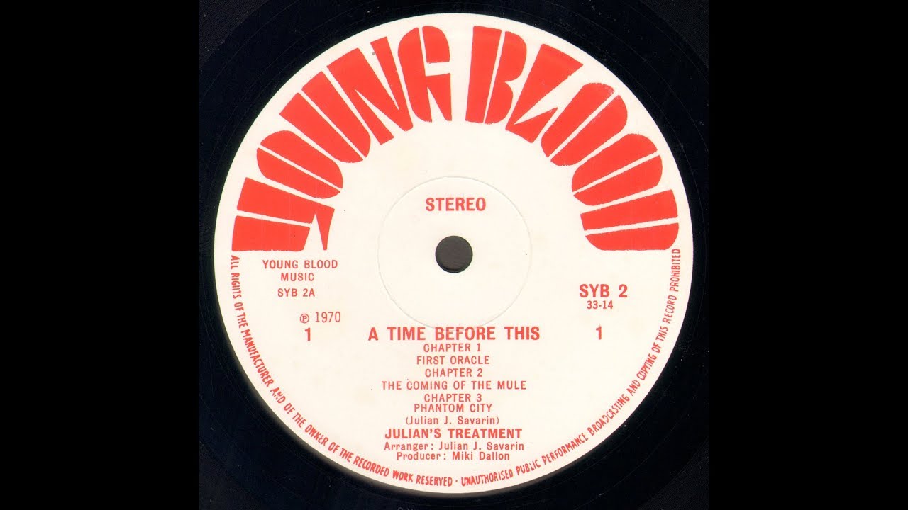 JULIANS TREATMENT A time before this 1970 UK Young Blood Very Rare