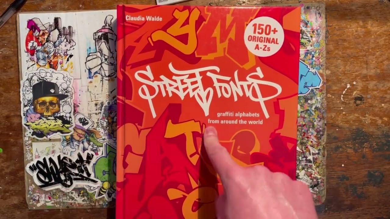 Flipthrough - Street Fonts graffiti book by MadC - YouTube