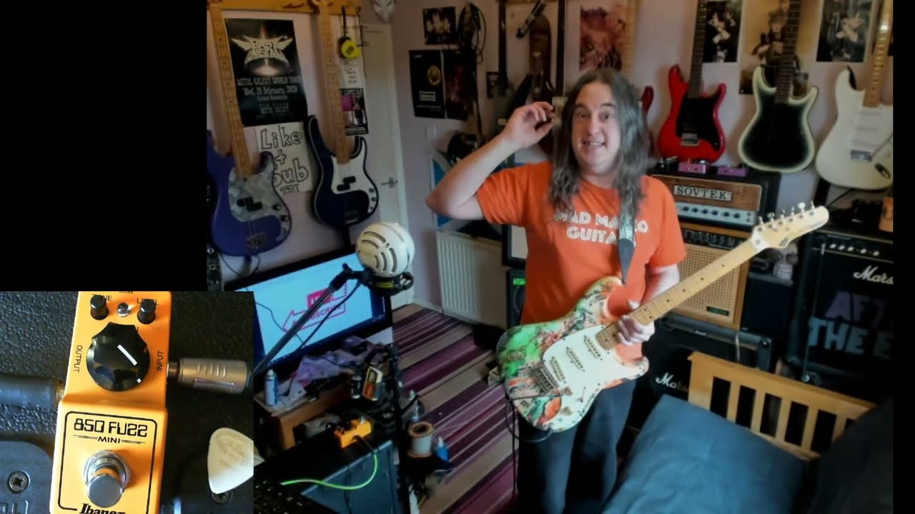 Ibanez 850 FUZZ mini - YouTube