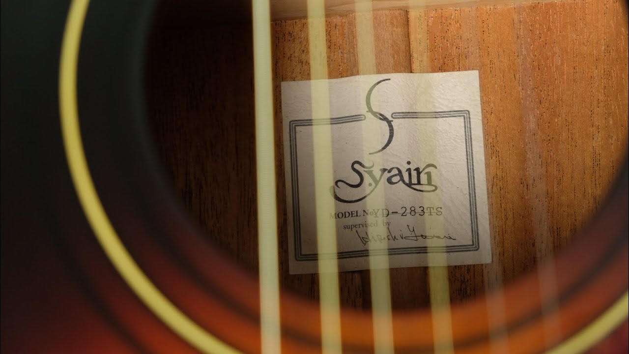 S.yairi YD-28 3TS Top solid :รีวิว - YouTube