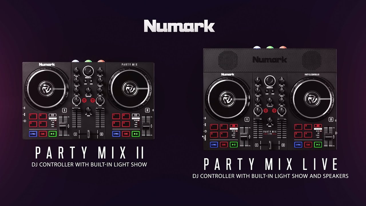 Numark Party Mix II DJ Controller With Built-in Light Show
