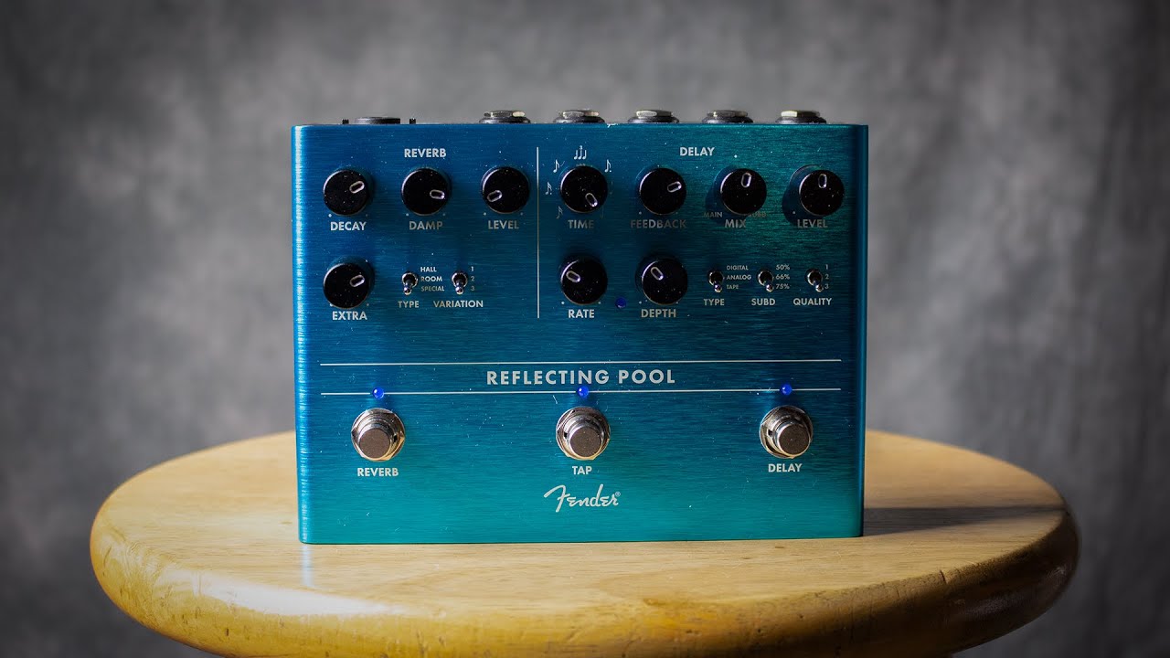 Fender Reflecting Pool Delay & Reverb: My VERY First Try! - YouTube