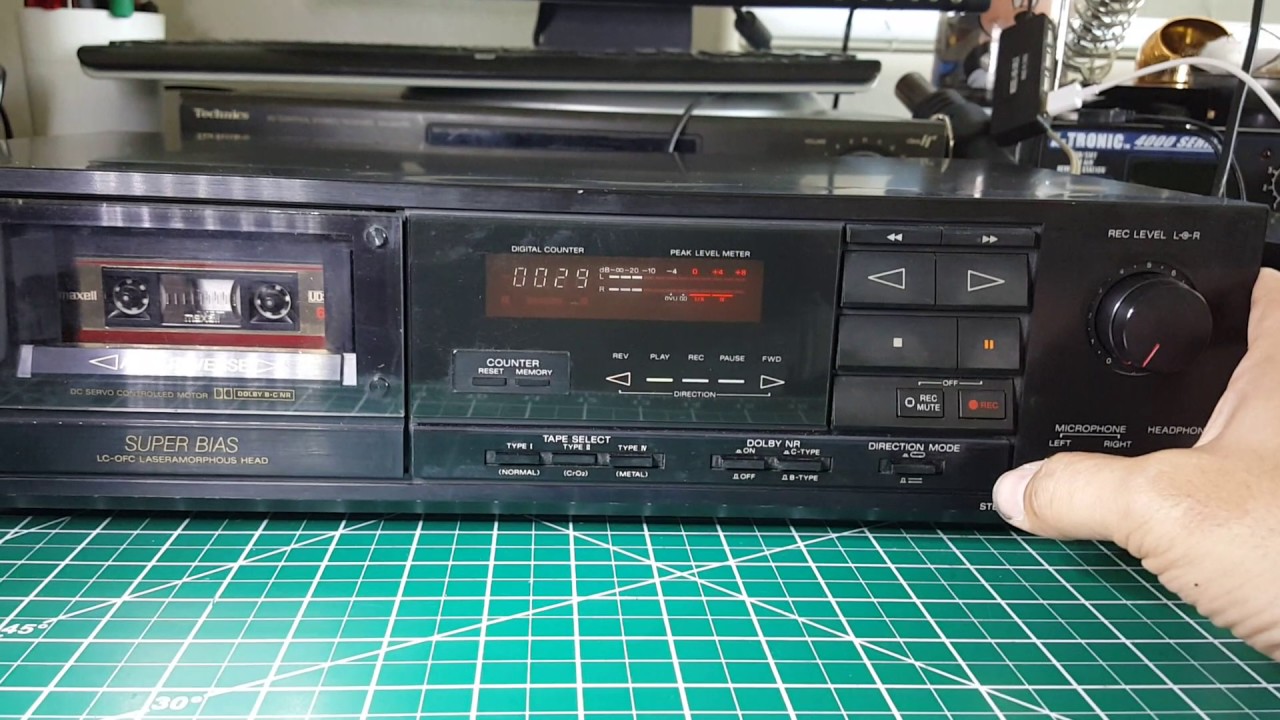 SONY] TC-RX50(1988年発売)のレビュー [カセットデッキ] – nakamura