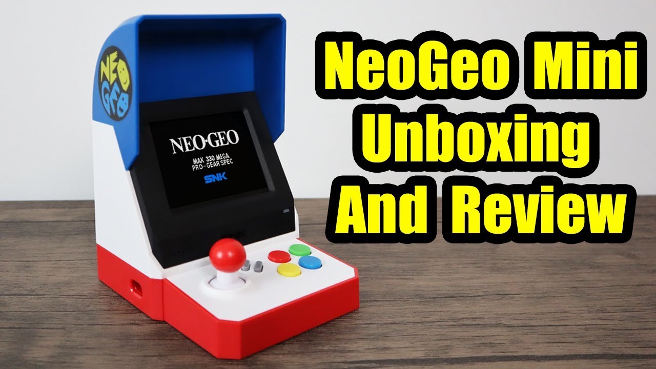NEOGEO Mini Review And Unboxing Japanese Version - YouTube