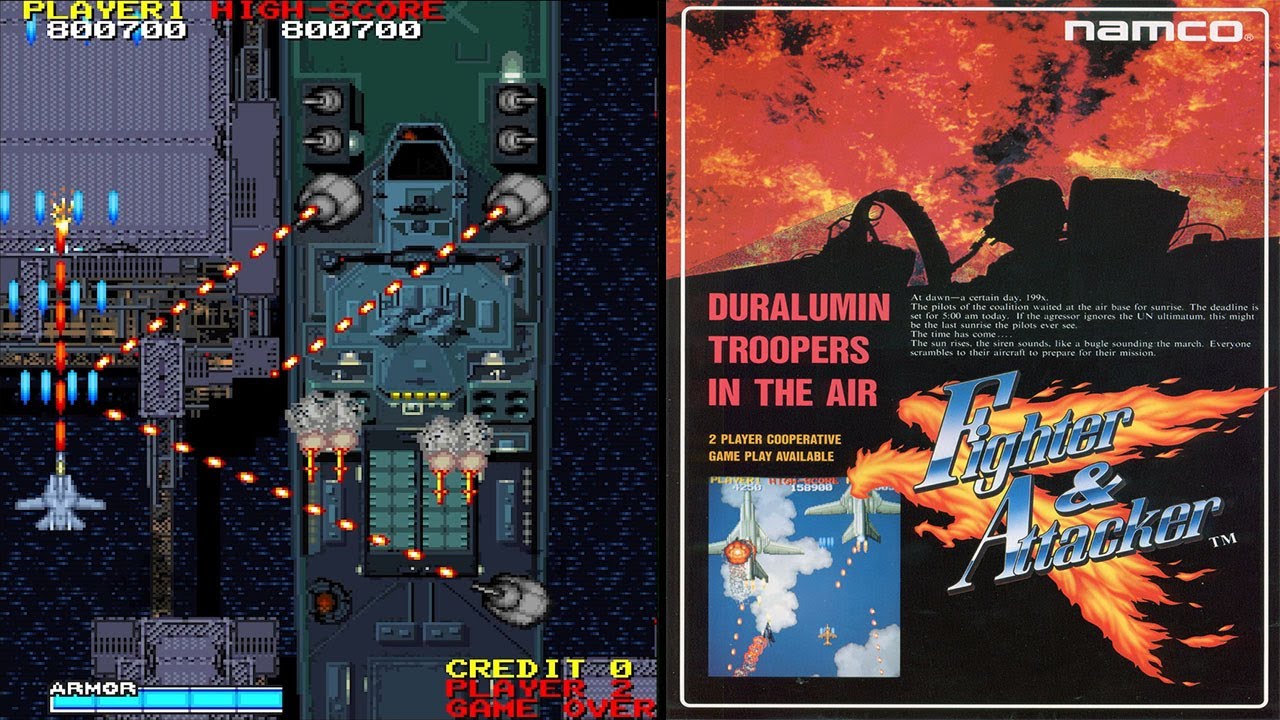 Arcade F/A (エフ / エイ) / Fighter & Attacker - Full Game - YouTube