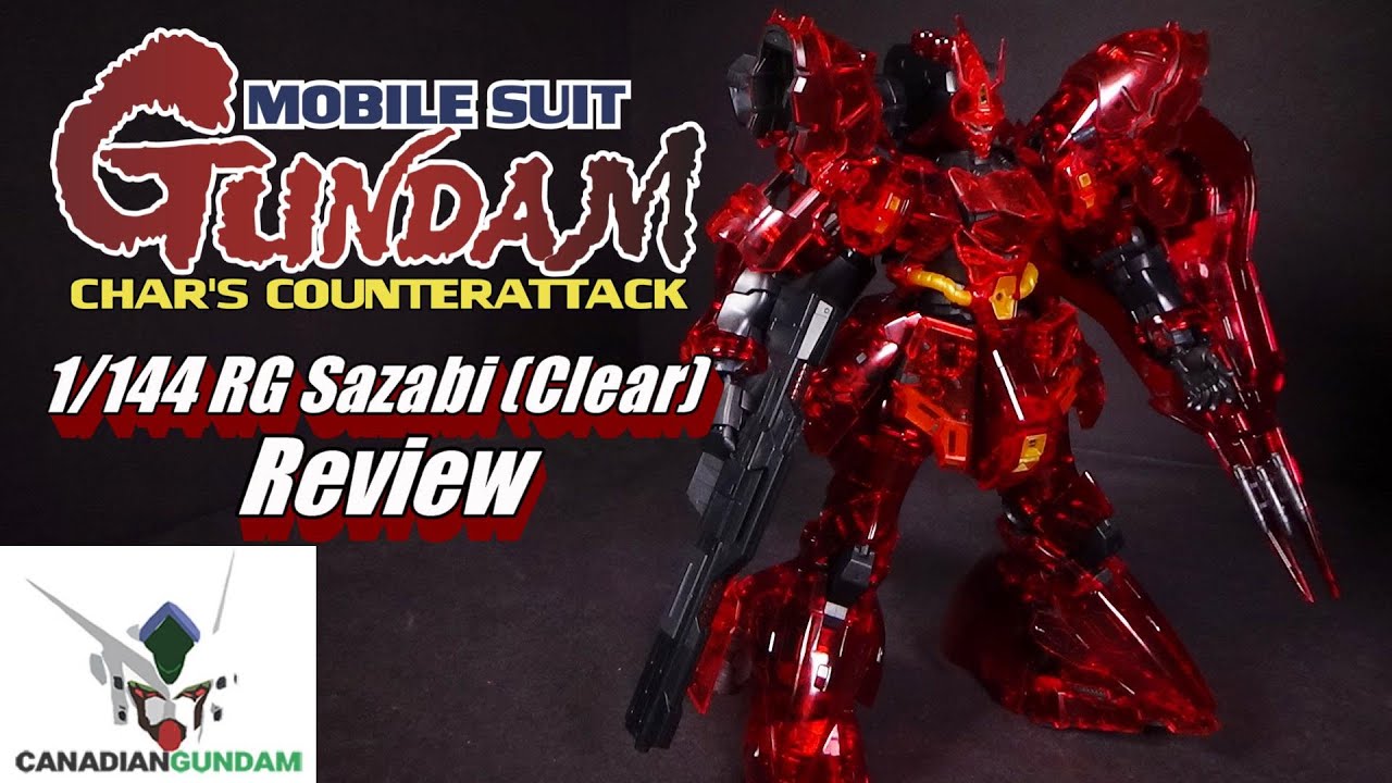 ロボット RG V GUNDAM & SAZABI (CLEAR COLOR) RG 1/144 SAZABI[CLEAR