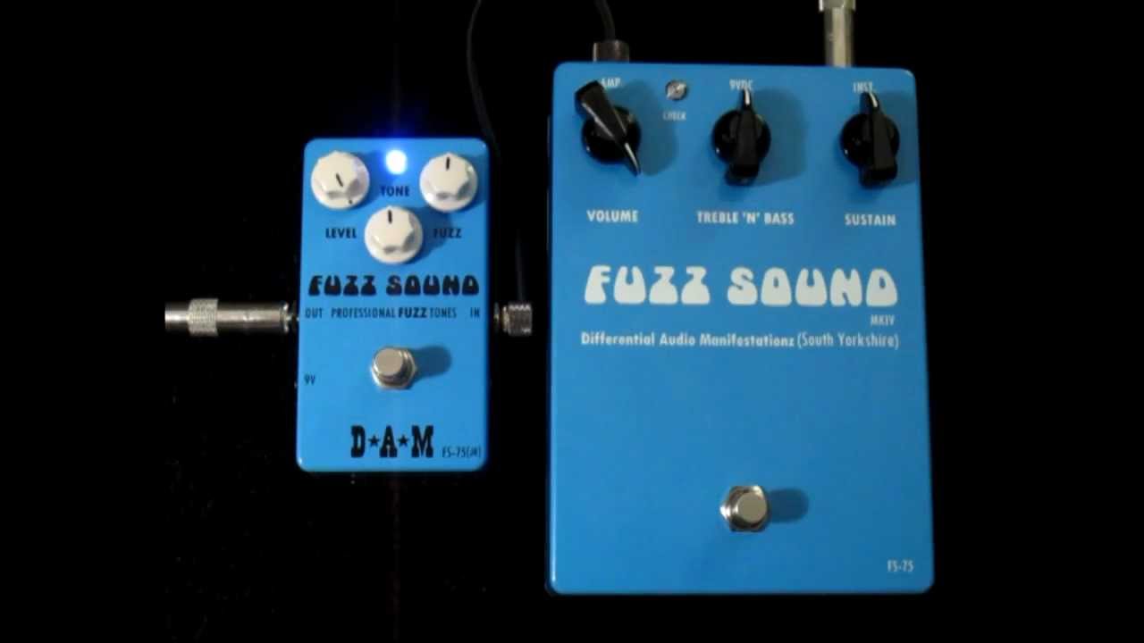 D*A*M FS-75 Fuzz Sound vs. D*A*M FS-75 Fuzz Sound Jr. - YouTube