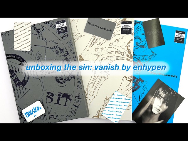 ☆ unboxing the sin: vanish by enhypen ☆ hello82 exclusive
