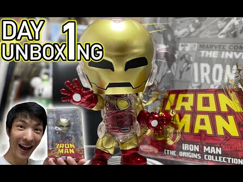 Hot Toys Iron Man Cosbaby The Origins Collection (Comic Ver) Unbox