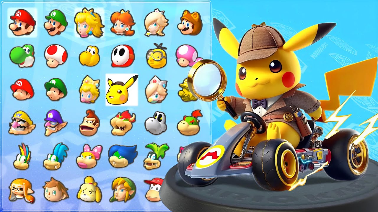 マリオカート8デラックス】ピカチュウ(名探偵)でNintendo Switch の