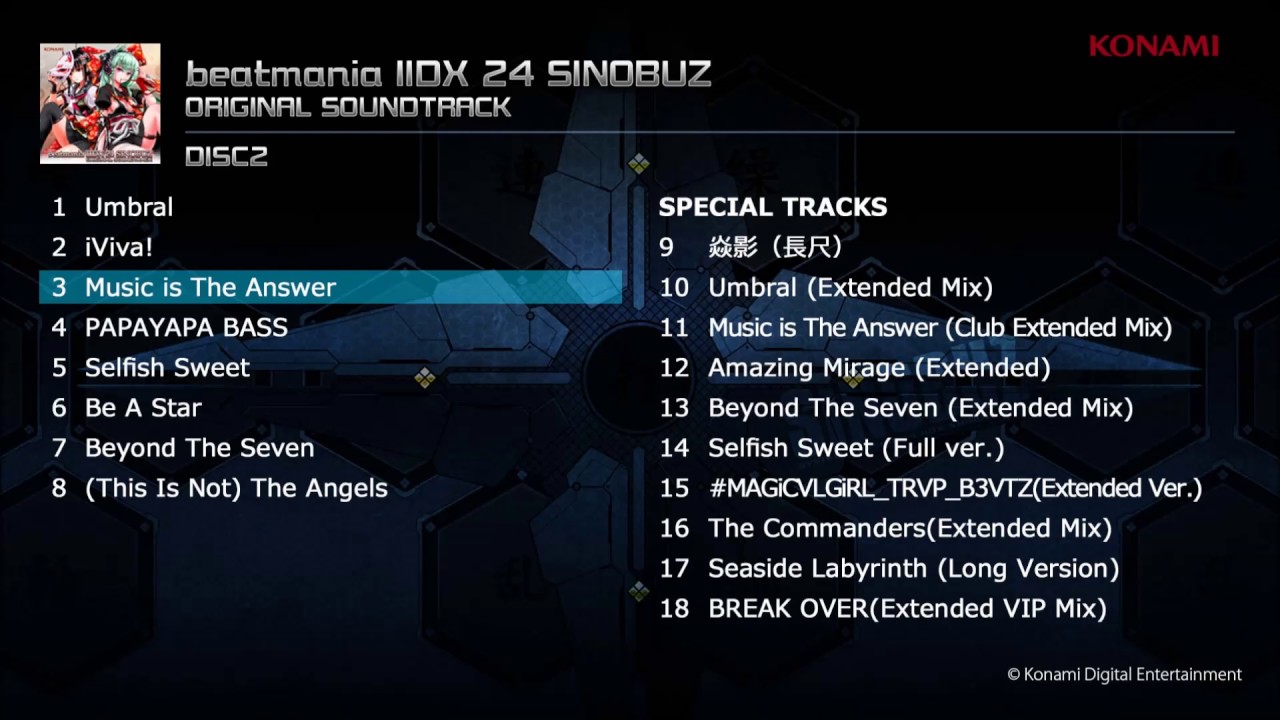 Music is The Answer / beatmania IIDX 24 SINOBUZ ORIGINAL