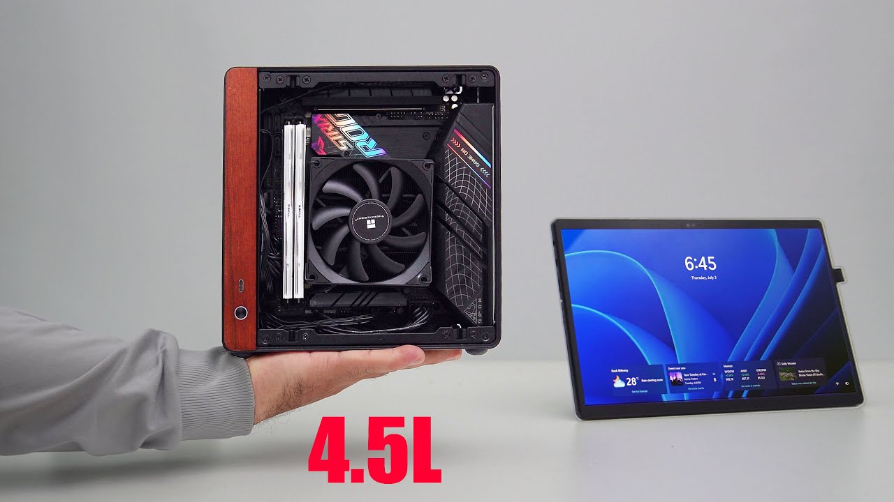 JONSBO NV10 + RTX 5060 Low Profile: 4.5L mini PC BUILD! - YouTube