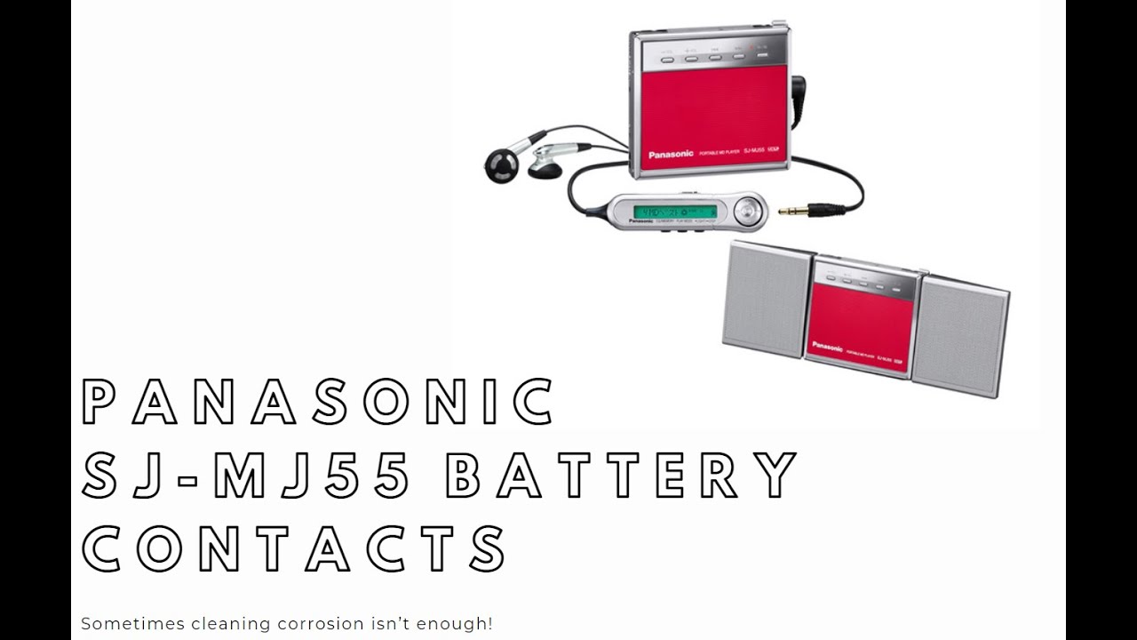 Panasonic SJ-MJ55 MDLP MiniDisc Player Speaker Dock Repair