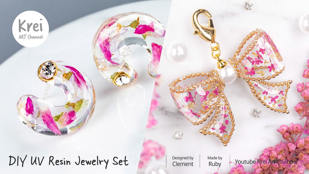 UVレジン】ピンクコレクション魅惑のセット〜♪ UV Resin -Enchanting