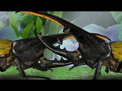 アーケード] 甲虫王者ムシキング - ヘルクレスオオカブト VS