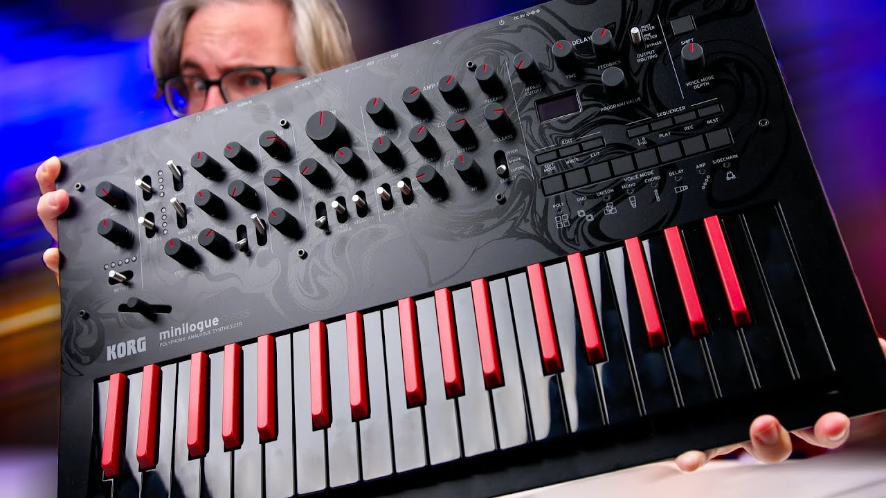 KORG MINILOGUE BASS — NEW Updated LOOK, same great synth BUT a