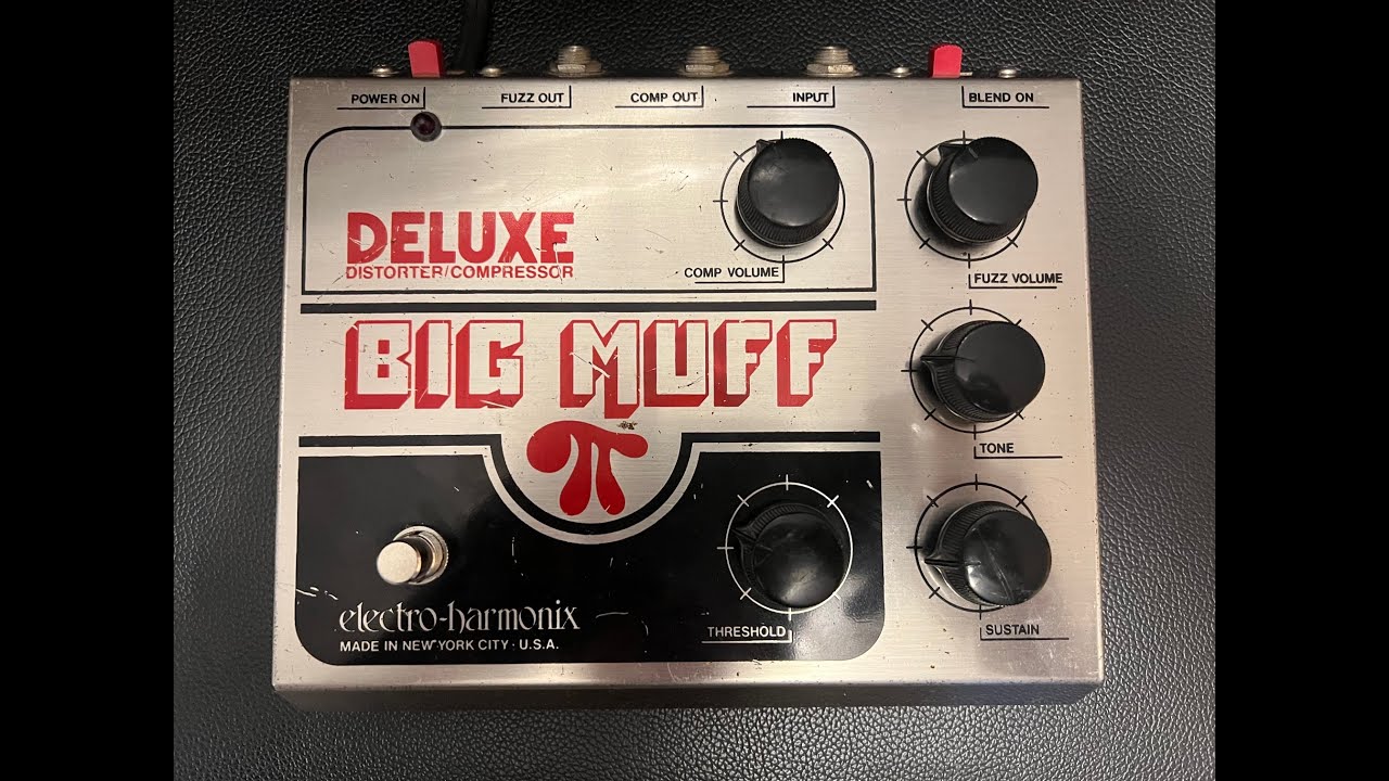 Electro Harmonix Deluxe Big Muff Vintage 1970s Demo - YouTube