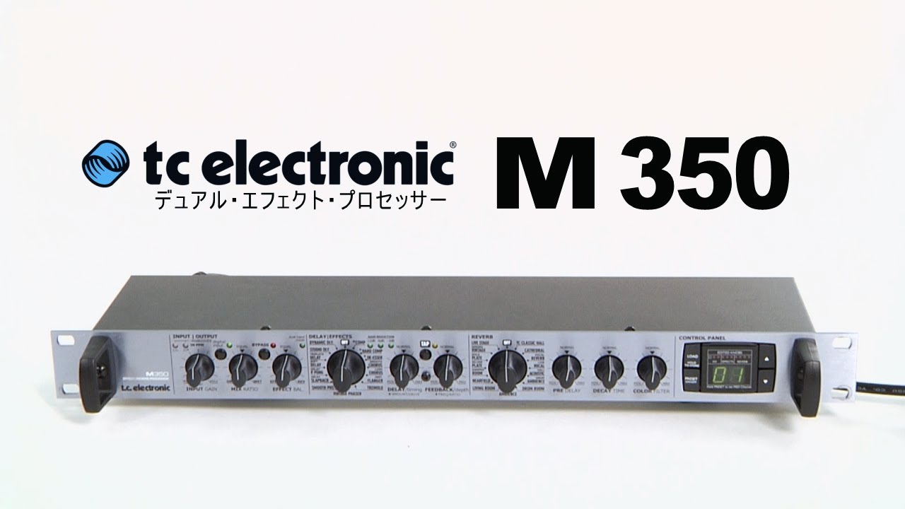 TC ELECTRONIC / プロセッサー M350 - YouTube
