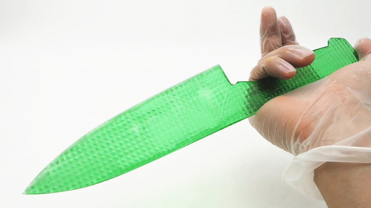 sharpest jello kitchen knife in the world - YouTube