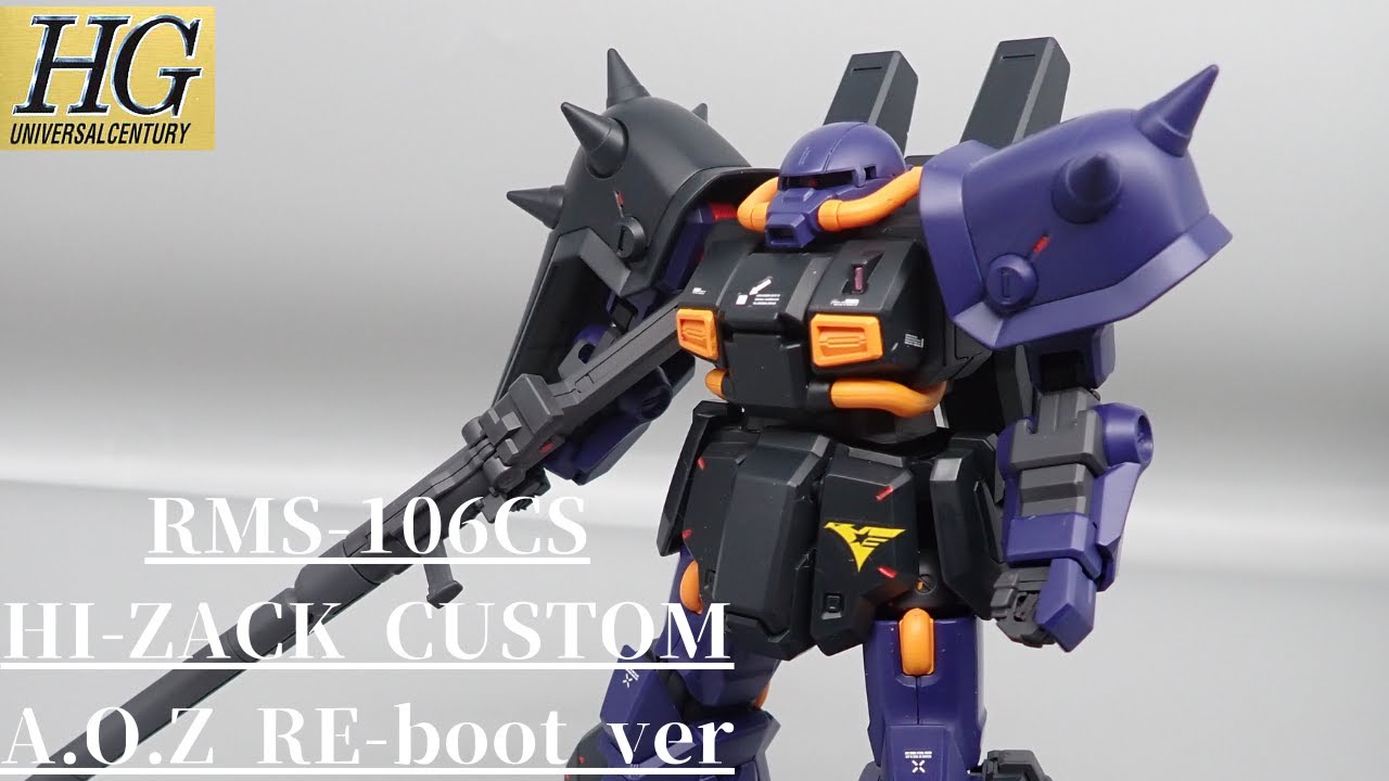 プレミアムバンダイ限定 HG ハイザックカスタム 全塗装 - YouTube