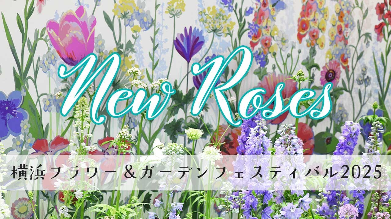 バラ図鑑 6】2025 新品種@横浜フラワー＆ガーデンフェスティバル - YouTube