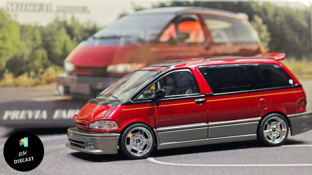 Toyota Previa TCR10 Fabulous Red Grey APA XPO 2025 by Mortal Model